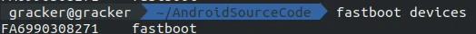fastboot device