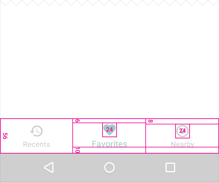Fixed bottom navigation bar on mobile